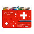 Caran d'ache Kleurpotloden Caran d'Ache Swisscolor aquarel 30 stuks assorti