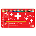Caran d'ache Kleurpotloden Caran d'Ache Swisscolor aquarel 40 stuks assorti