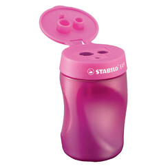 Puntenslijper STABILO Easy 4501 3 in 1 linkshandig roze