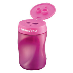 Puntenslijper STABILO Easy 4502 3 in 1 rechtshandig roze