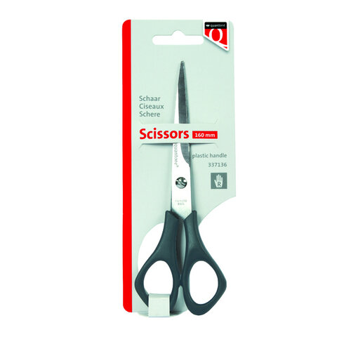 Quantore Schaar Quantore 160mm + plastic handvat zwart