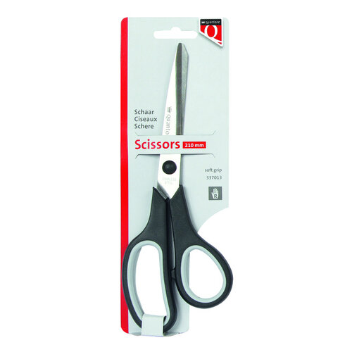 Quantore Schaar Quantore 210mm soft grip zwart