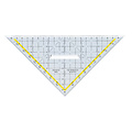 Aristo Geodriehoek Aristo 1650/2 225mm met greep transparant