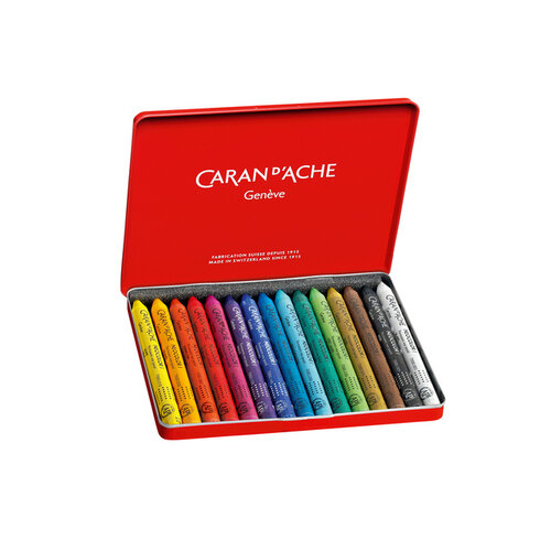 Caran d'ache Craie à la Cire Caran d’Ache Neocolor-I assorti 15 pièces