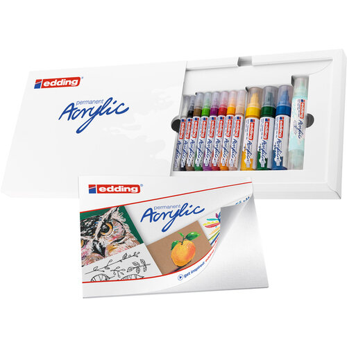 edding Acrylmarker edding starterskit groot creatief