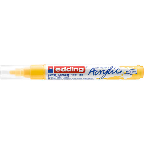 edding Acrylmarker edding e-5100 medium verkeersgeel
