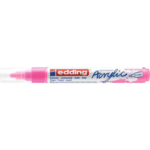 edding Acrylmarker edding e-5100 medium neon roze
