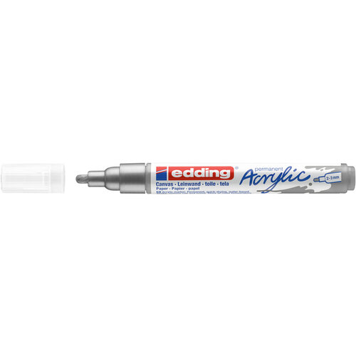 edding Marqueur acrylique edding-e-5100 Medium argent