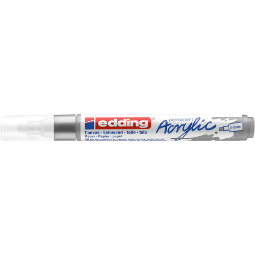 edding Acrylmarker edding e-5100 medium zilver