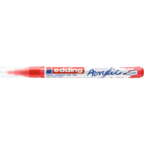 edding Acrylmarker edding e-5300 fijn verkeersrood