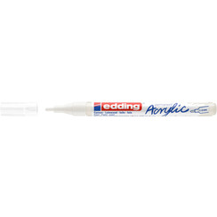 Acrylmarker edding e-5300 fijn verkeerswit