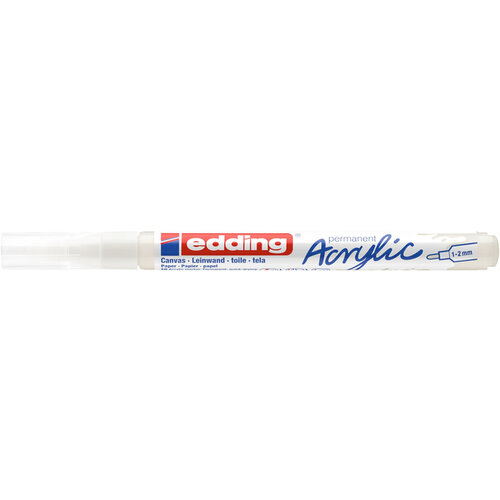 edding Acrylmarker edding e-5300 fijn verkeerswit