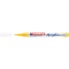 Marqueur acrylique edding e-5300 Fin jaune trafic