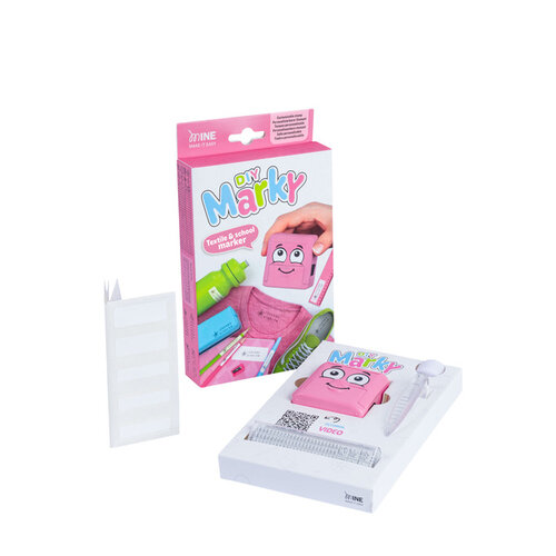 Colop Textielstempel Colop Marky personaliseerbaar roze