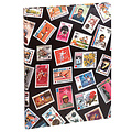 Exacompta Postzegelalbum Exacompta 22.5x30.5cm 16 zwarte pagina's zwart