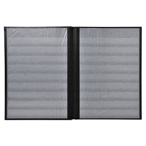 Exacompta Postzegelalbum Exacompta 22.5x30.5cm 48 zwarte pagina's zwart