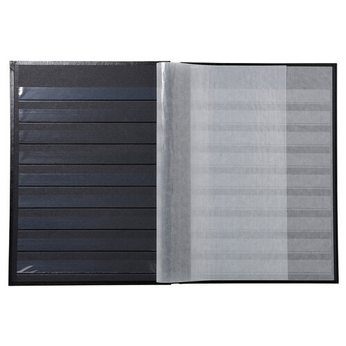 Exacompta Postzegelalbum Exacompta 22.5x30.5cm 48 zwarte pagina's zwart