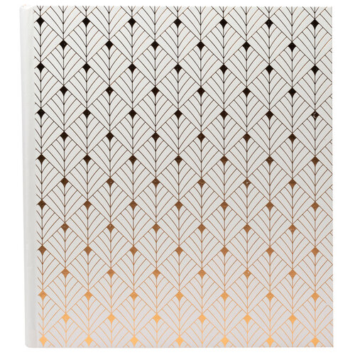 Exacompta Album photo Exacompta 29x32cm 60 pages noires Néo Déco blanc