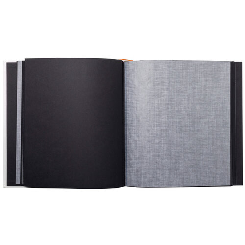 Exacompta Album photo Exacompta 29x32cm 60 pages noires Néo Déco blanc