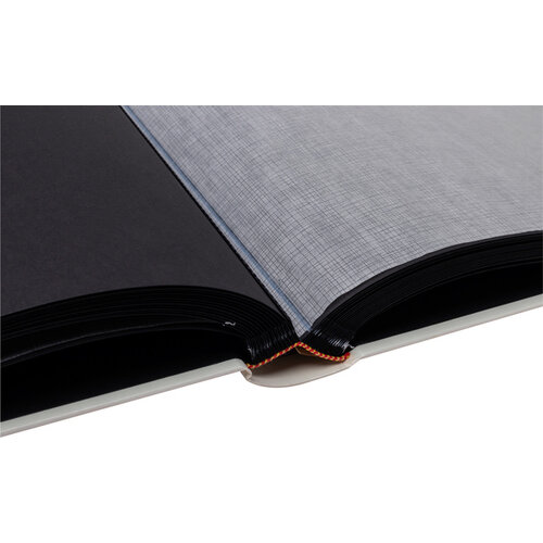 Exacompta Album photo Exacompta 29x32cm 60 pages noires Néo Déco blanc