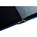 Exacompta Album photo Exacompta 29x32cm 60 pages noires Néo Déco bleu