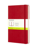 Moleskine Notitieboek Moleskine L 130x210mm blanco hc rood