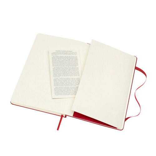 Moleskine Carnet de notes Moleskine Large 130x210mm uni rigide rouge