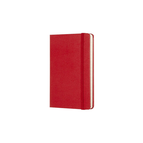 Moleskine Notitieboek Moleskine pocket 90x140mm lijn hard cover rood
