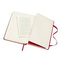 Moleskine Notitieboek Moleskine pocket 90x140mm lijn hard cover rood