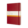Moleskine Carnet de notes Moleskine XL 190x250mm uni rigide rouge écarlate