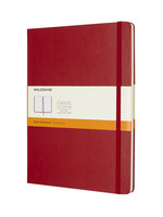Moleskine Notitieboek Moleskine XL 190x250mm ln hc scarl rd