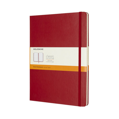 Moleskine Carnet de notes Moleskine XL 190x250mm uni rigide rouge écarlate