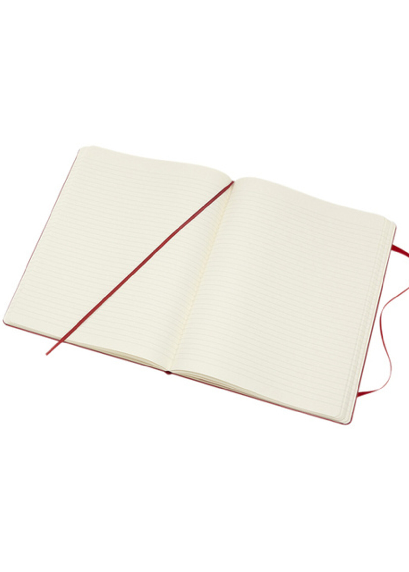 Moleskine Notitieboek Moleskine XL 190x250mm lijn hard cover scarlet red