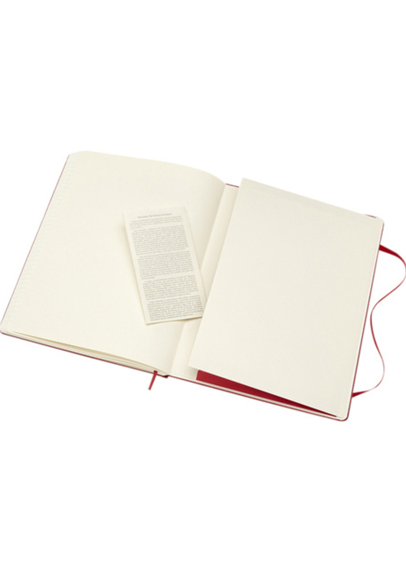 Moleskine Notitieboek Moleskine XL 190x250mm lijn hard cover scarlet red