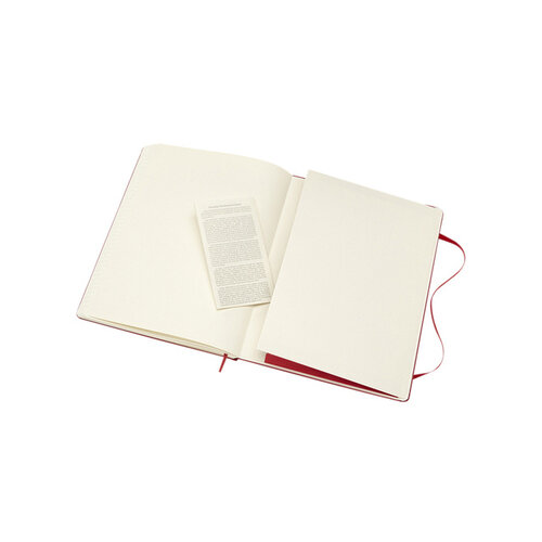 Moleskine Carnet de notes Moleskine XL 190x250mm uni rigide rouge écarlate