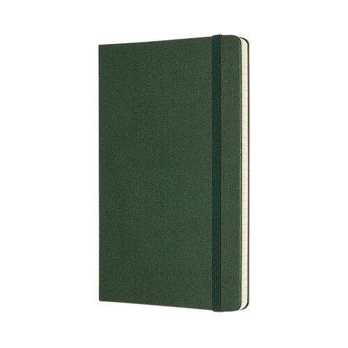 Moleskine Carnet de notes Moleskine XL 130x210mm ligné rigide vert myrte