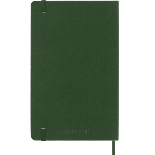 Moleskine Carnet de notes Moleskine XL 130x210mm ligné rigide vert myrte