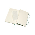 Moleskine Carnet de notes Moleskine XL 130x210mm ligné rigide vert myrte