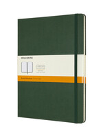 Moleskine Notitieboek Moleskine XL 190x250mm lijn hc green