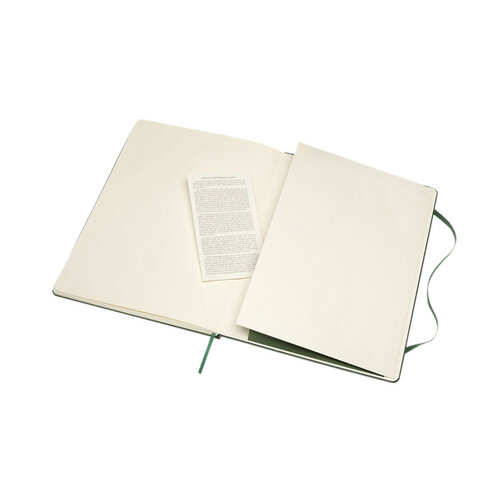 Moleskine Carnet de notes Moleskine XL 190x250mm ligné vert myrte