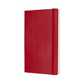 Moleskine Carnet de notes Moleskine L 130x210mm ligné Soft rouge écarlate