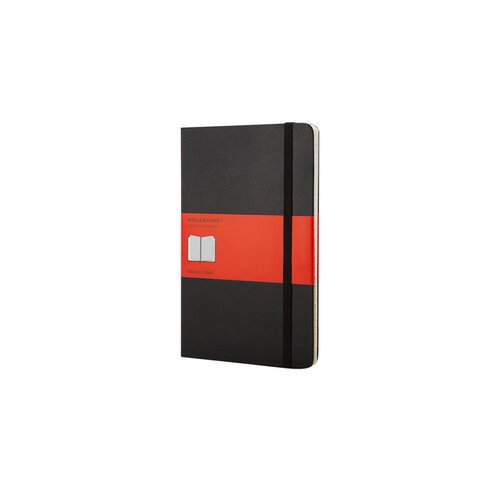 Moleskine Carnet d’adresses Moleskine Large 130x210mm ligné rigide noir