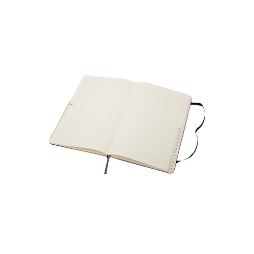 Moleskine Carnet d’adresses Moleskine Large 130x210mm ligné rigide noir