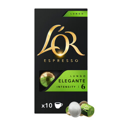 Koffiecups L'Or espresso Lungo Elegante 10 stuks