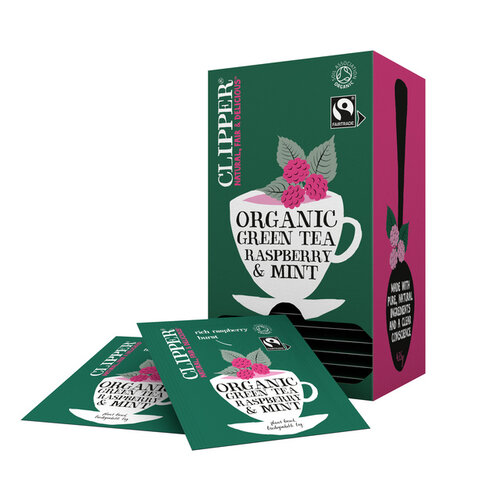 Clipper Thee Clipper green raspberry mint bio 25 zakjes