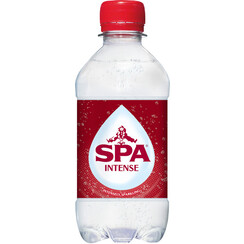 Eau pétillante Spa Intense rouge bouteille PET 330ml