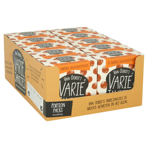 VarieJantjes Hazelnootpasta VarieJantjes 12x15 gram cupjes