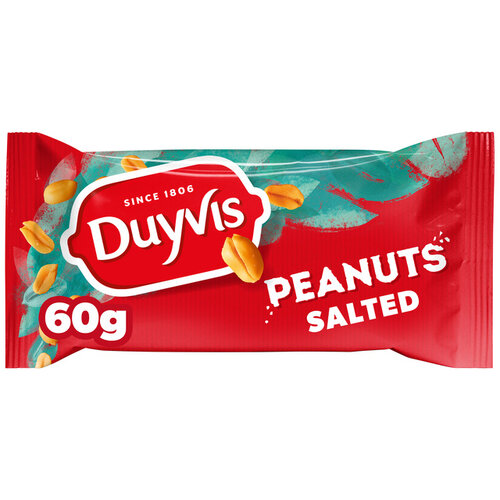 Duyvis Duyvis Pinda's Gezouten zakje 60 gram