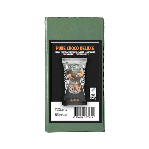 NoyNuts Noix de cajou NoyNuts Choco noir deluxe sachet mix 45g