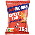 Popworks Chips Popworks Sweet BBQ 16gr